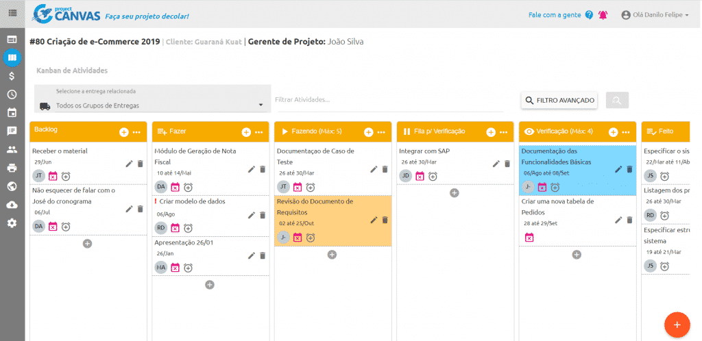 Kanban - Gestão de Atividades